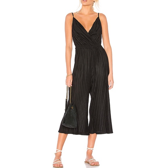 cupcakes & cashmere Pants - Cupcakes &Cashmere NWT Black Austine Midi Jumpsuit